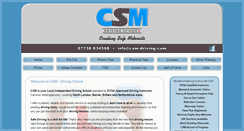 Desktop Screenshot of csm-driving.com